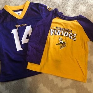 Minnesota Viking’s Jersey, top and hat